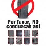 Confortauto alerta sobre los peligros de conducir con los neumáticos en mal estado