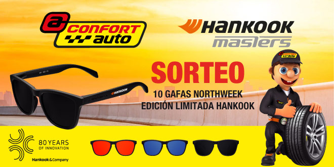 Confortauto sortea 10 Gafas Northweek Edición Limitada Hankook