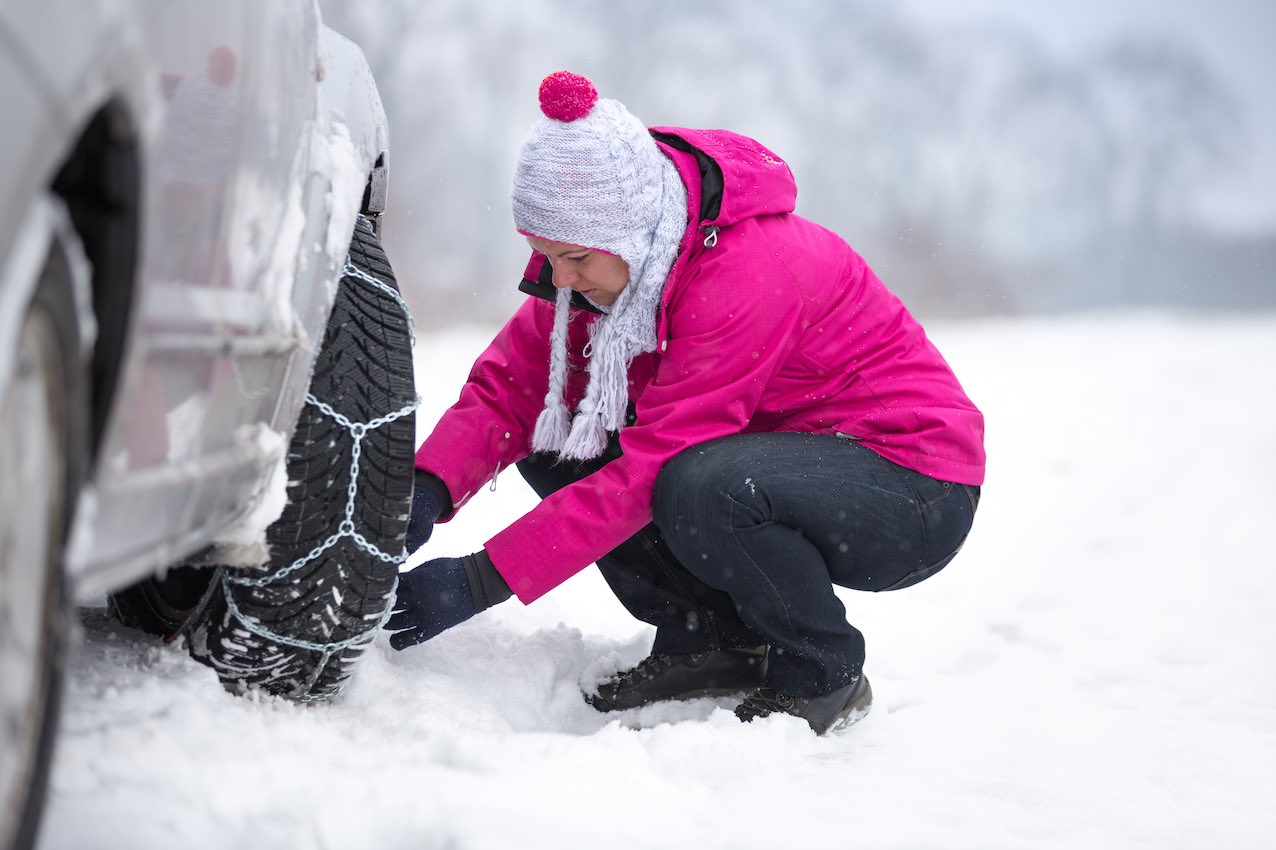 cuándo se deben poner las cadenas para nieve