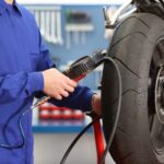 Presión rueda motocicleta