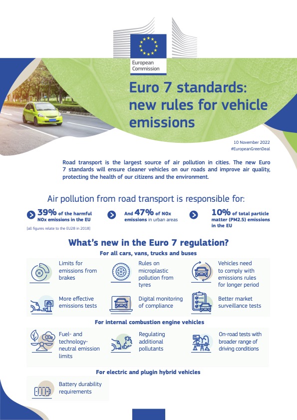 Propuesta de la Comisión sobre las nuevas normas Euro 7