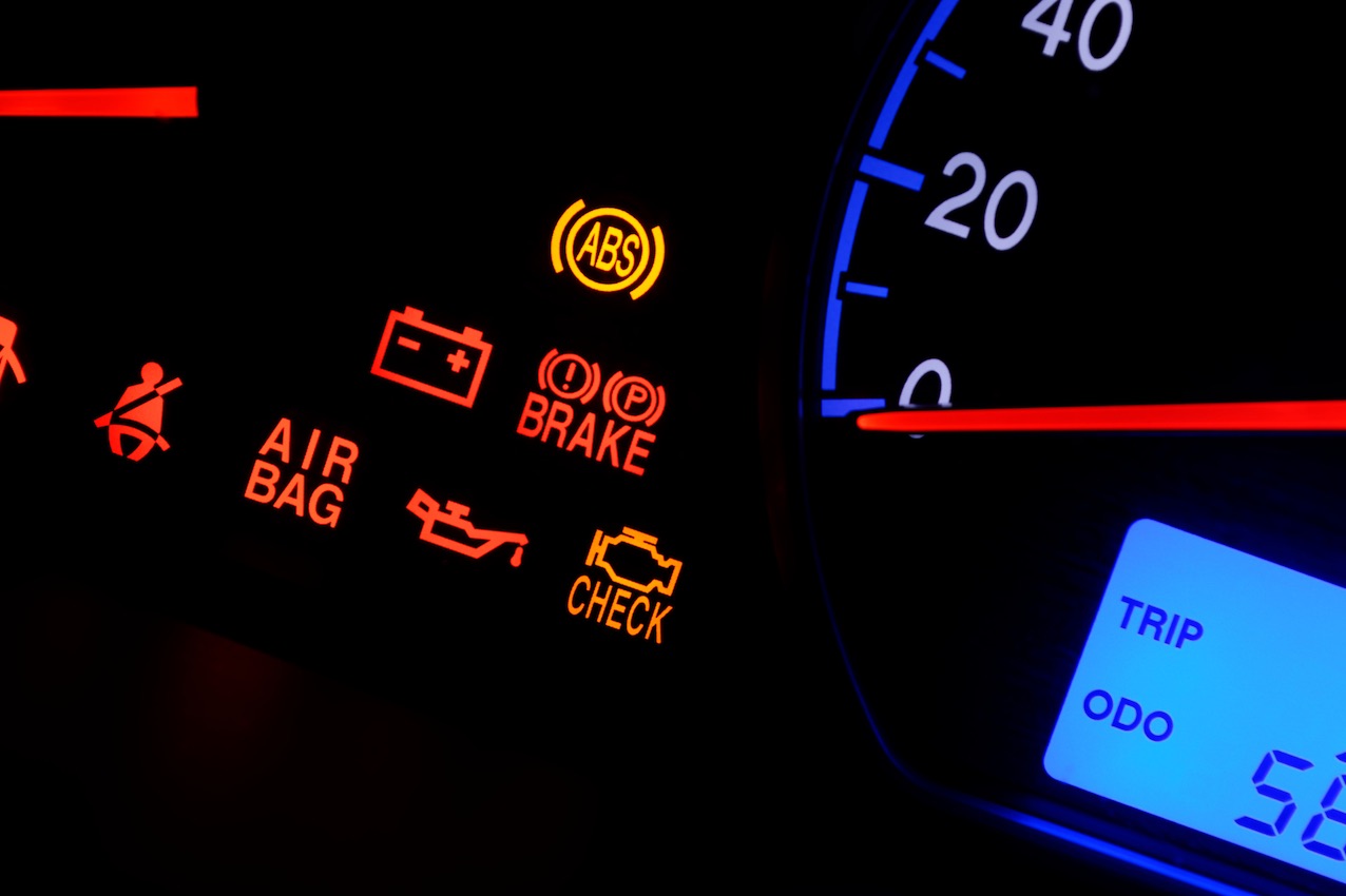 Testigos de avería del coche