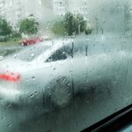 Vaho en los cristales del coche