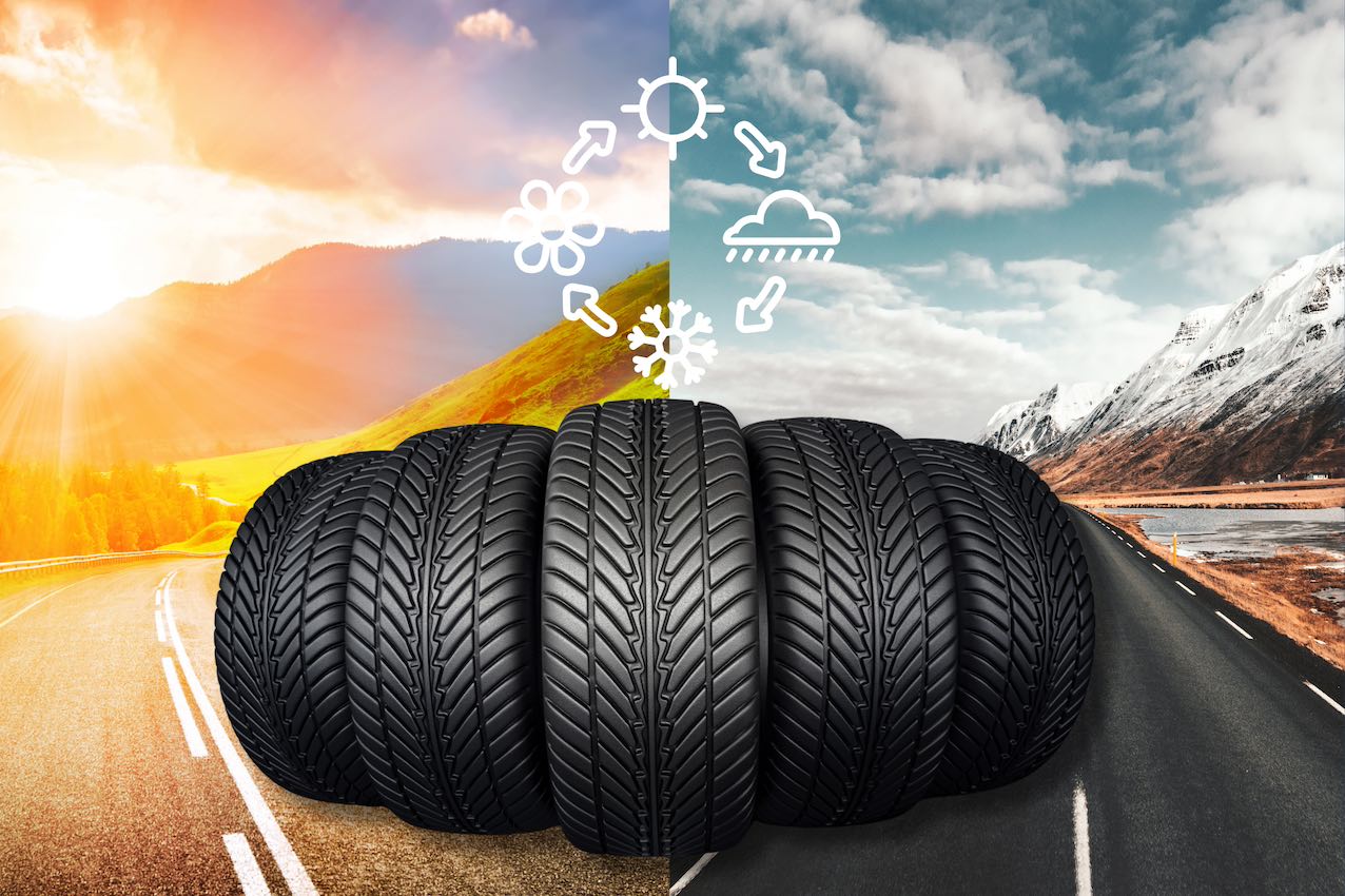 Neumáticos de invierno, verano o todas las estaciones