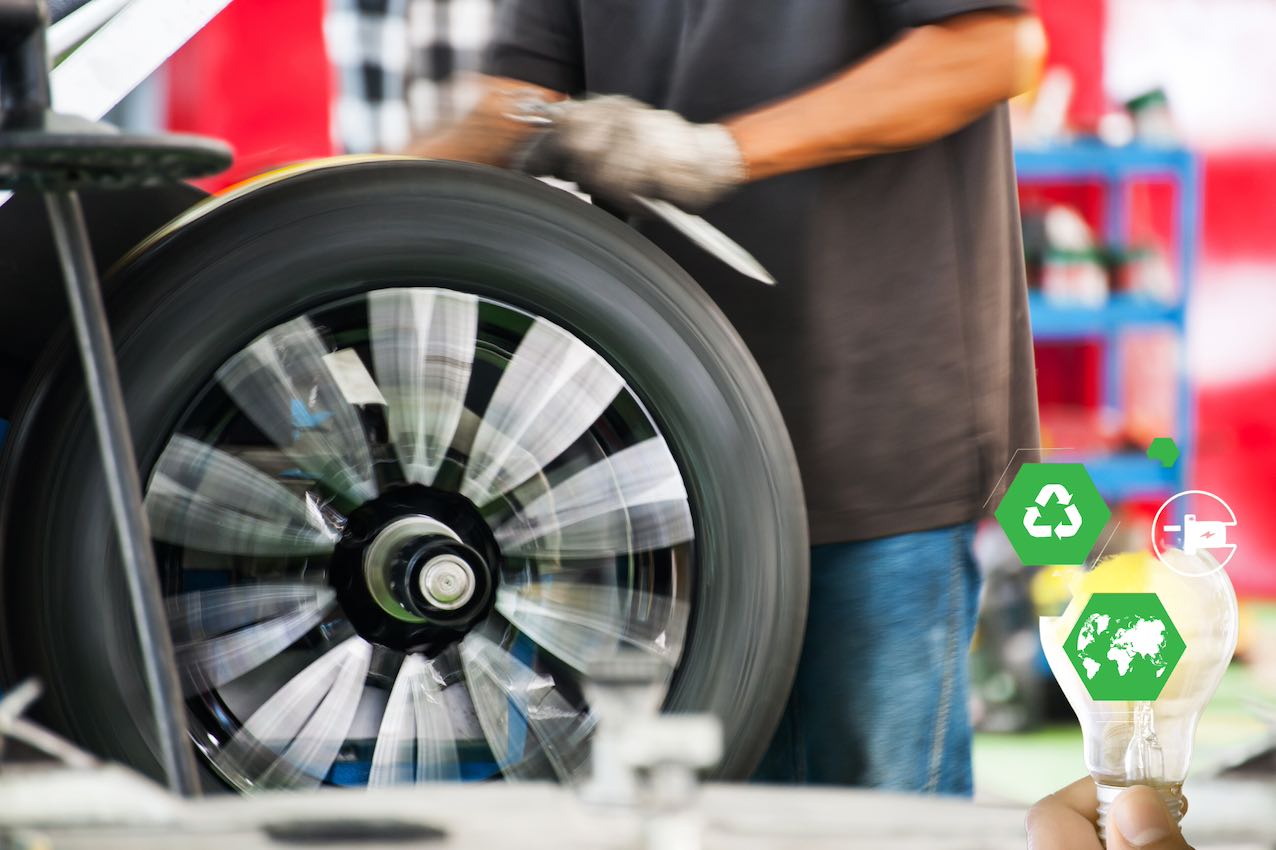 Equilibrado ecológico de neumáticos