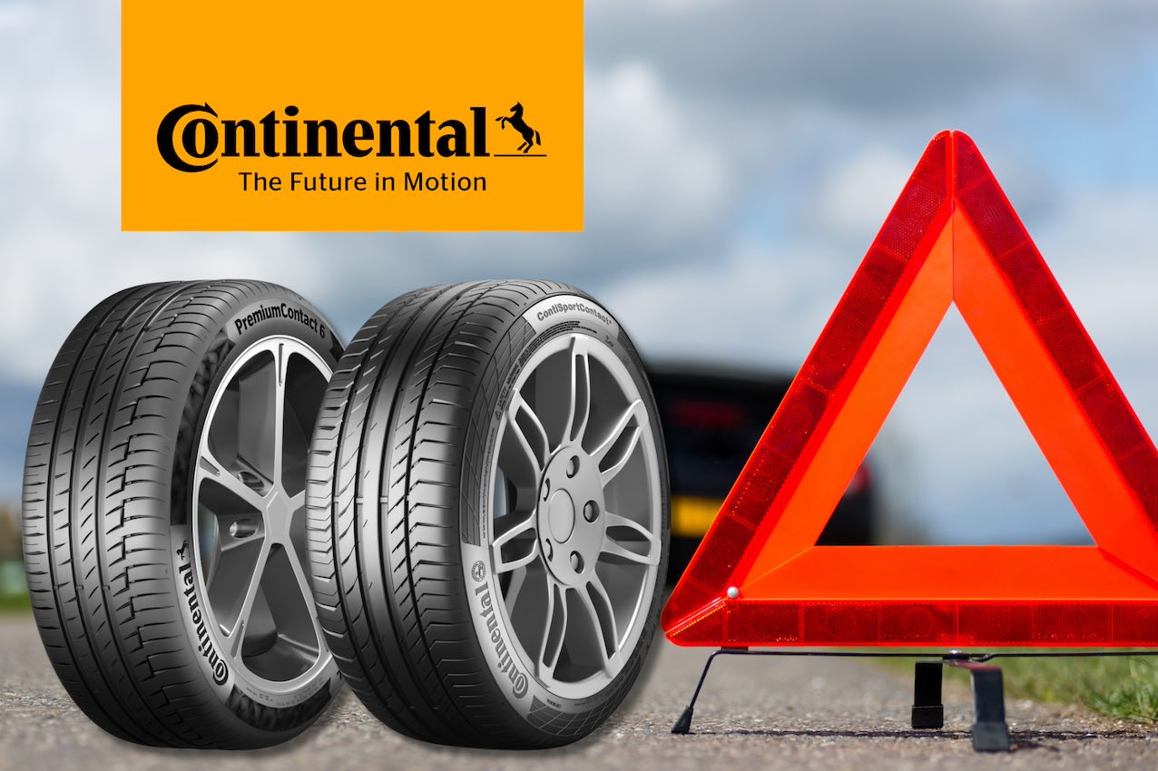 en los neumaticos runflat de continental que pone