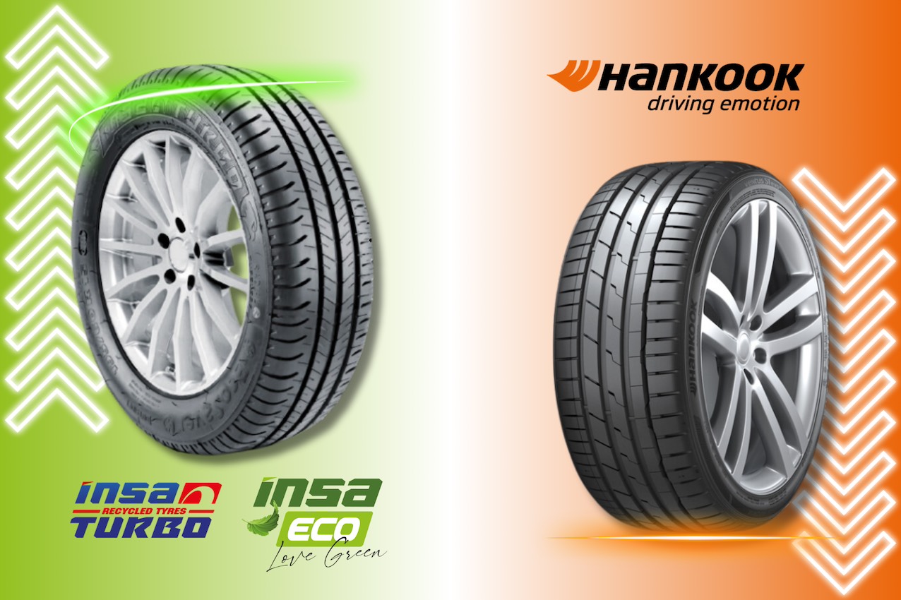 Neumáticos para coches eléctricos Insa Turbo y Hankook