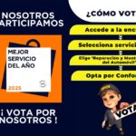 Vota a Confortauto al Mejor Servicio de 2025